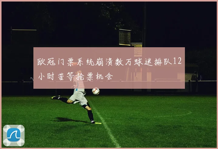 欧冠门票系统崩溃数万球迷排队12小时苦等抢票机会